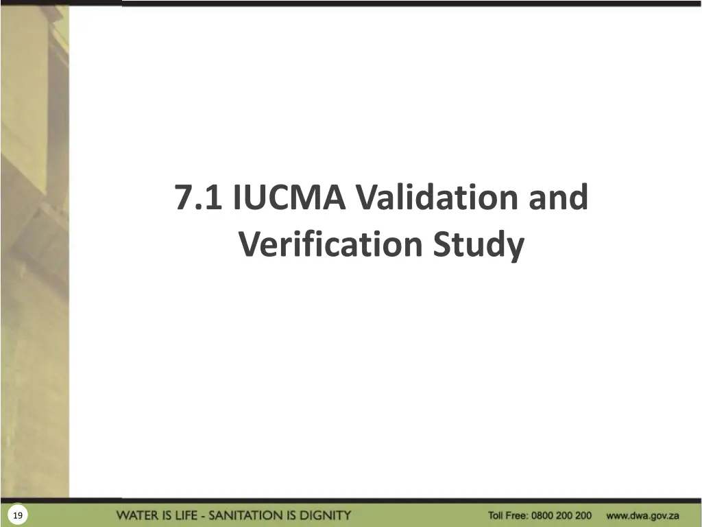 7 1 iucma validation and verification study