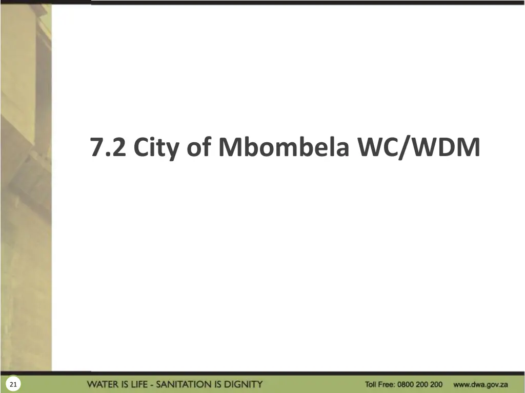 7 2 city of mbombela wc wdm