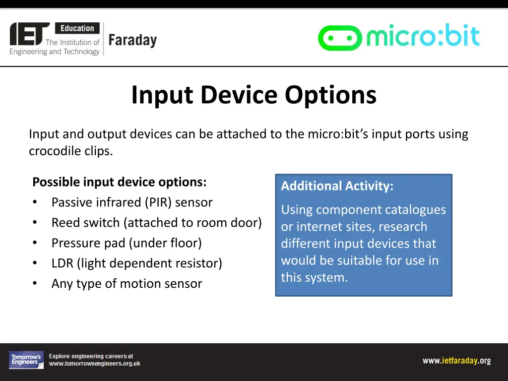 input device options