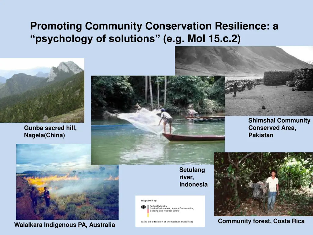 promoting community conservation resilience