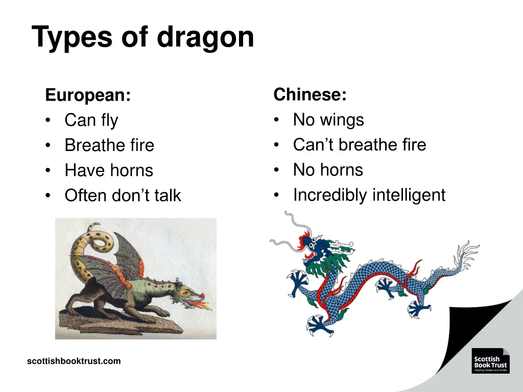 types of dragon