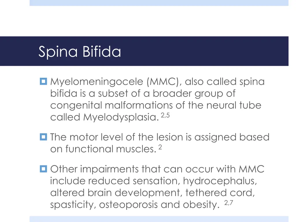 spina bifida