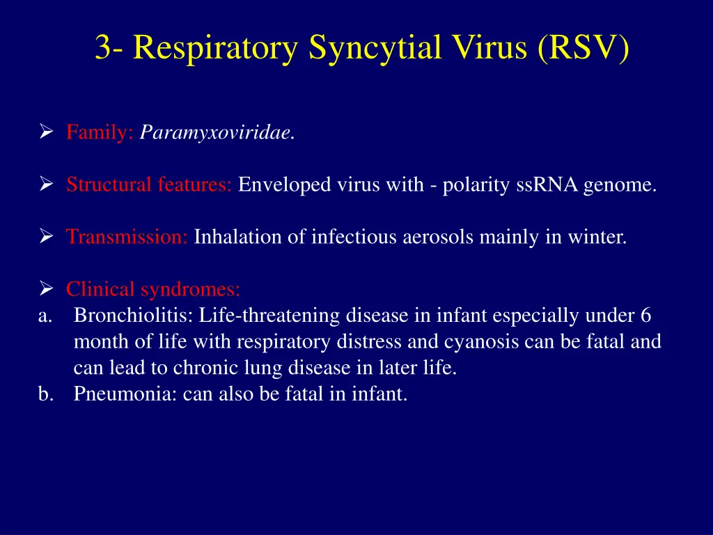 3 respiratory syncytial virus rsv