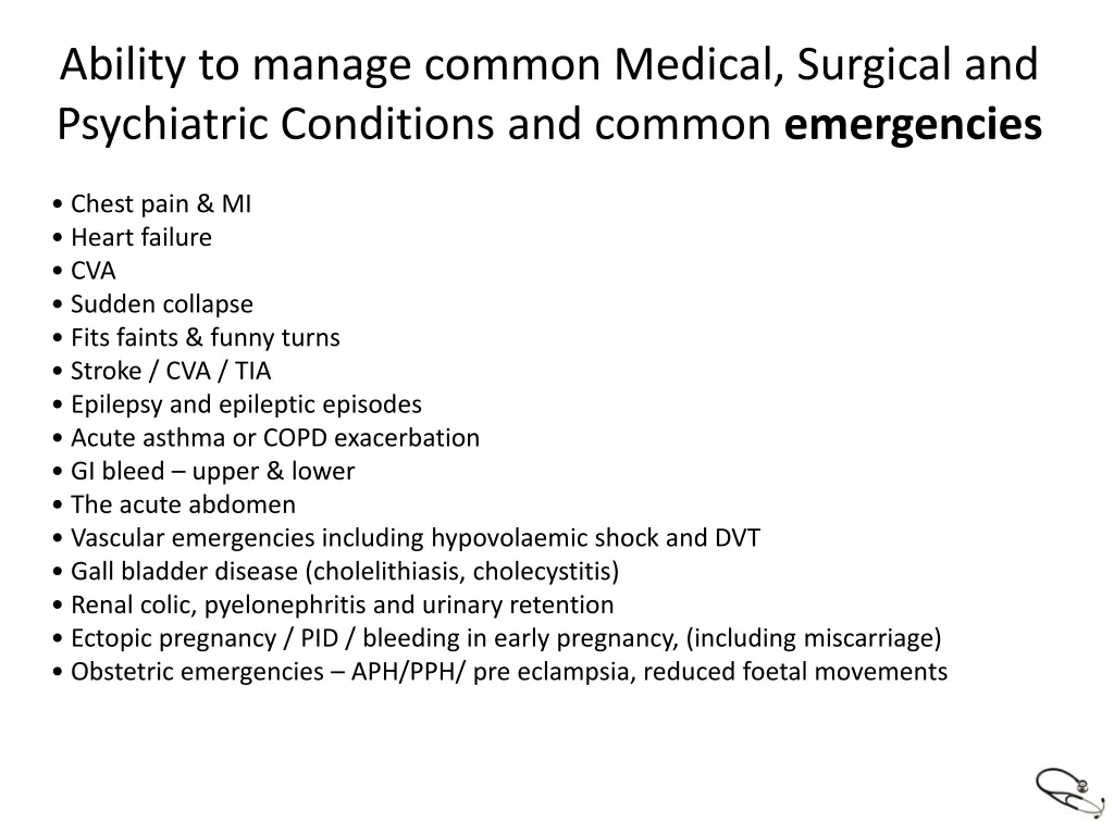 ability to manage common medical surgical 1