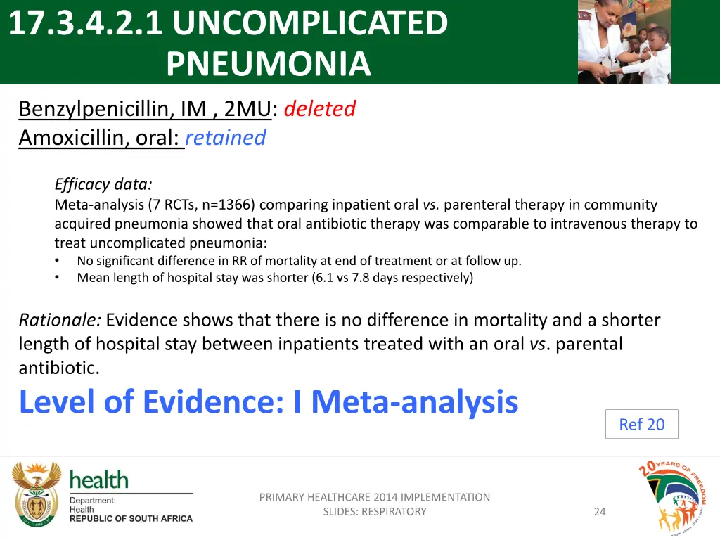 17 3 4 2 1 uncomplicated pneumonia