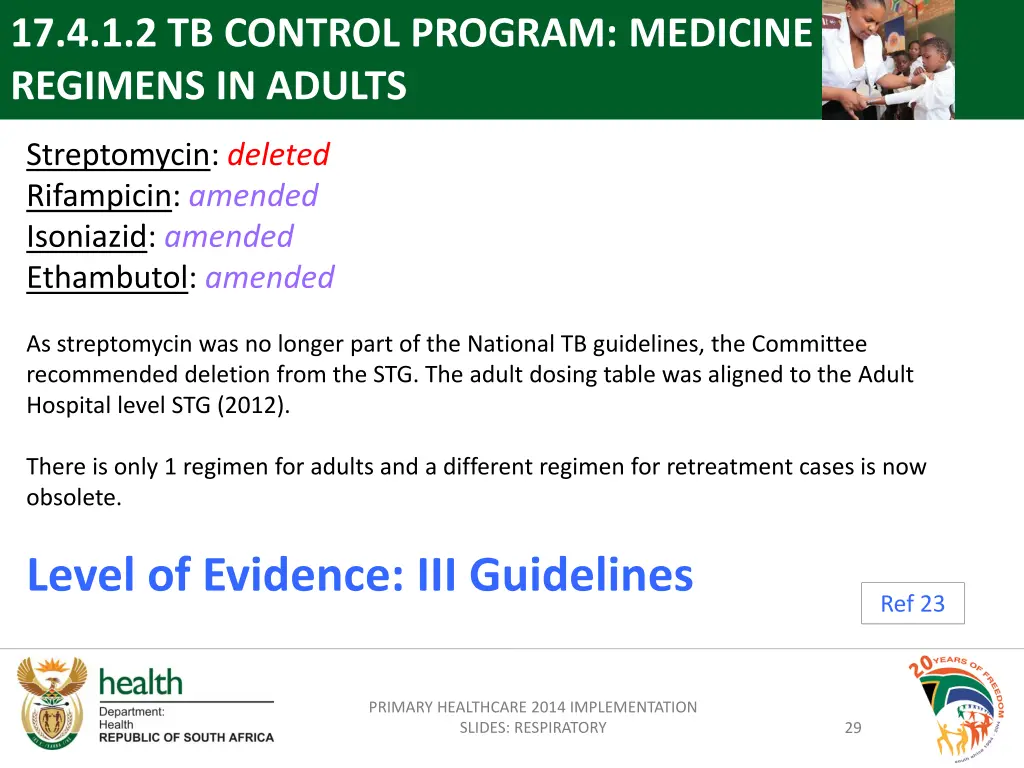 17 4 1 2 tb control program medicine regimens