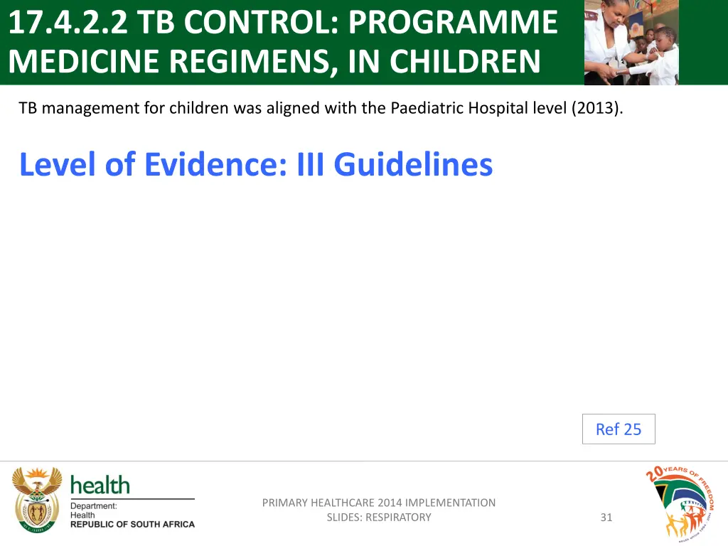 17 4 2 2 tb control programme medicine regimens