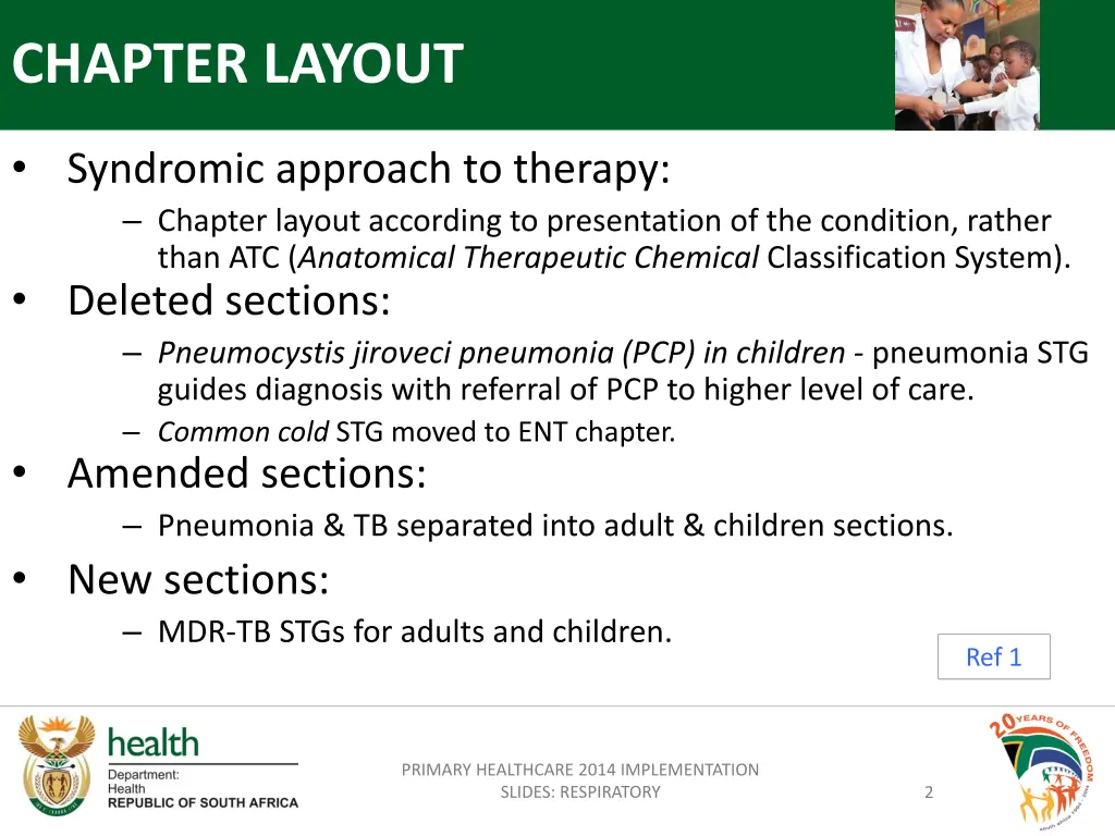 chapter layout