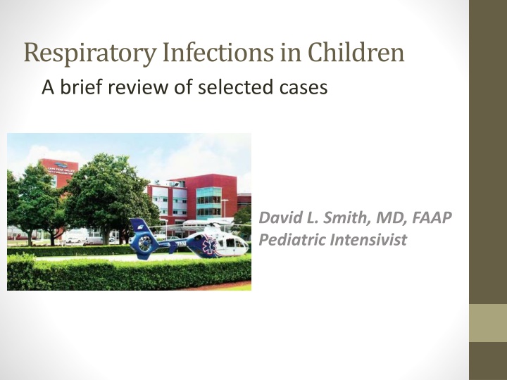 respiratory infections in children a brief review