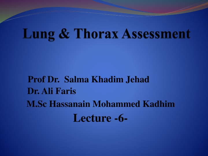 prof dr salma khadim jehad dr ali faris