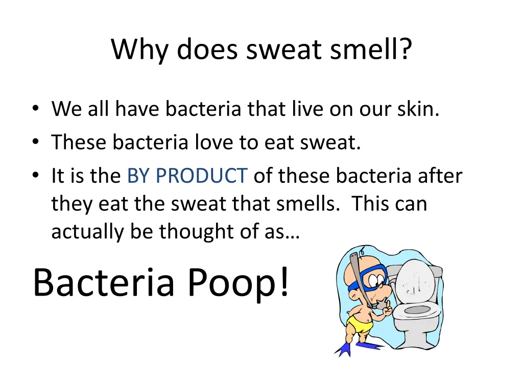 why does sweat smell