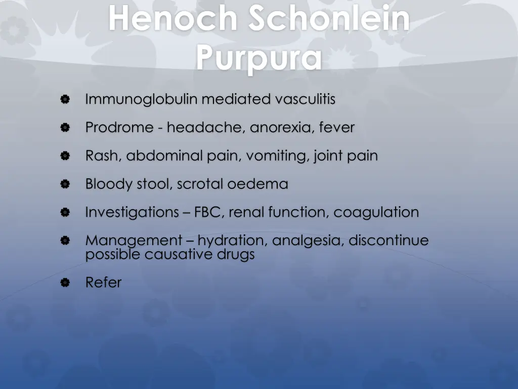 henoch schonlein purpura