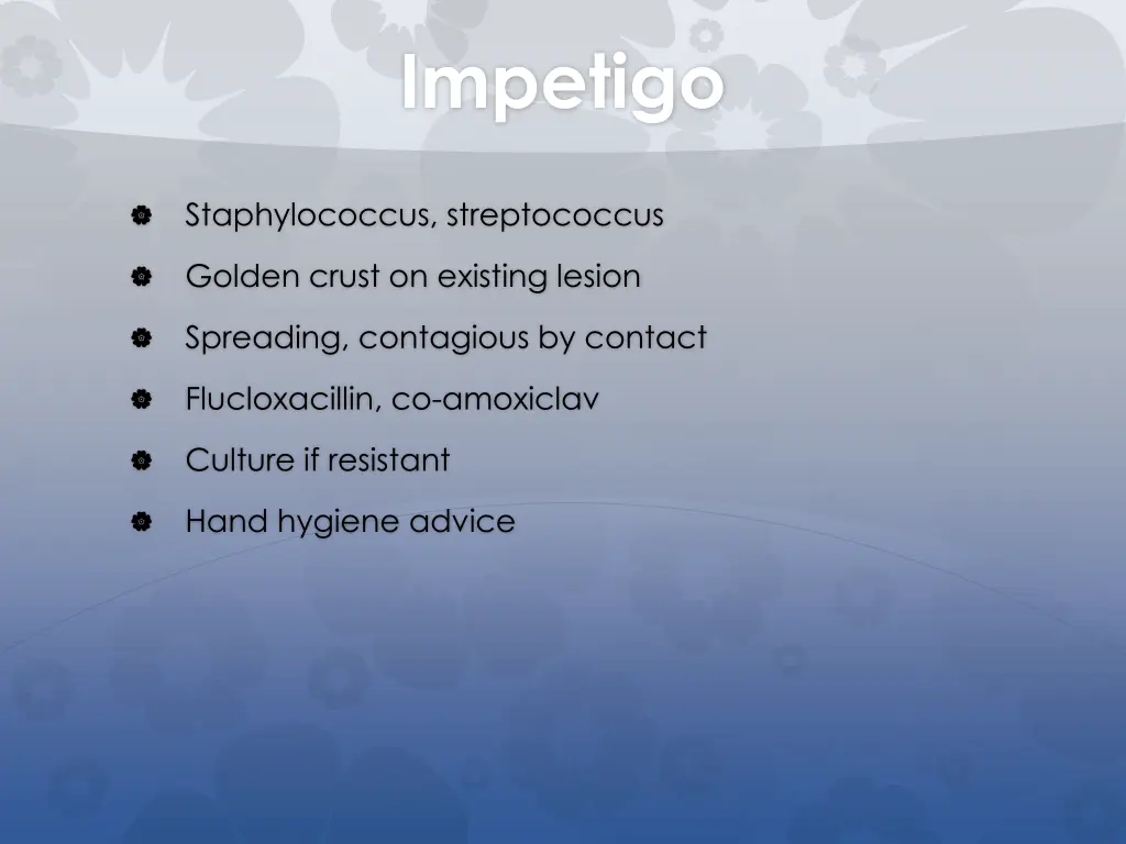 impetigo