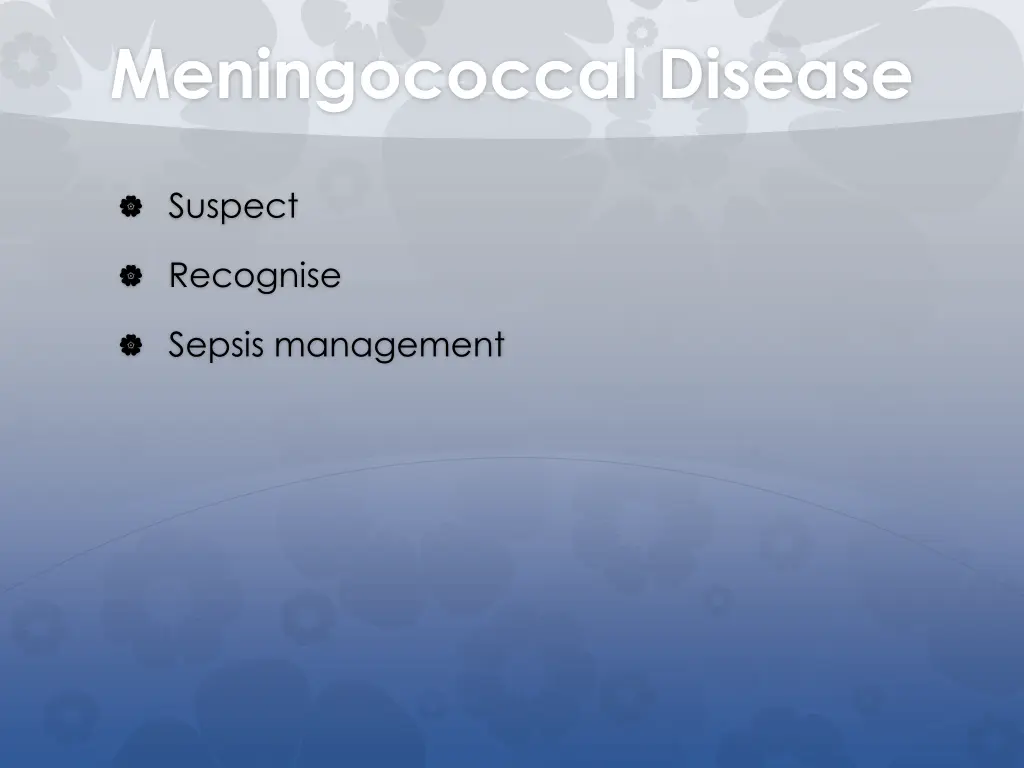 meningococcal disease