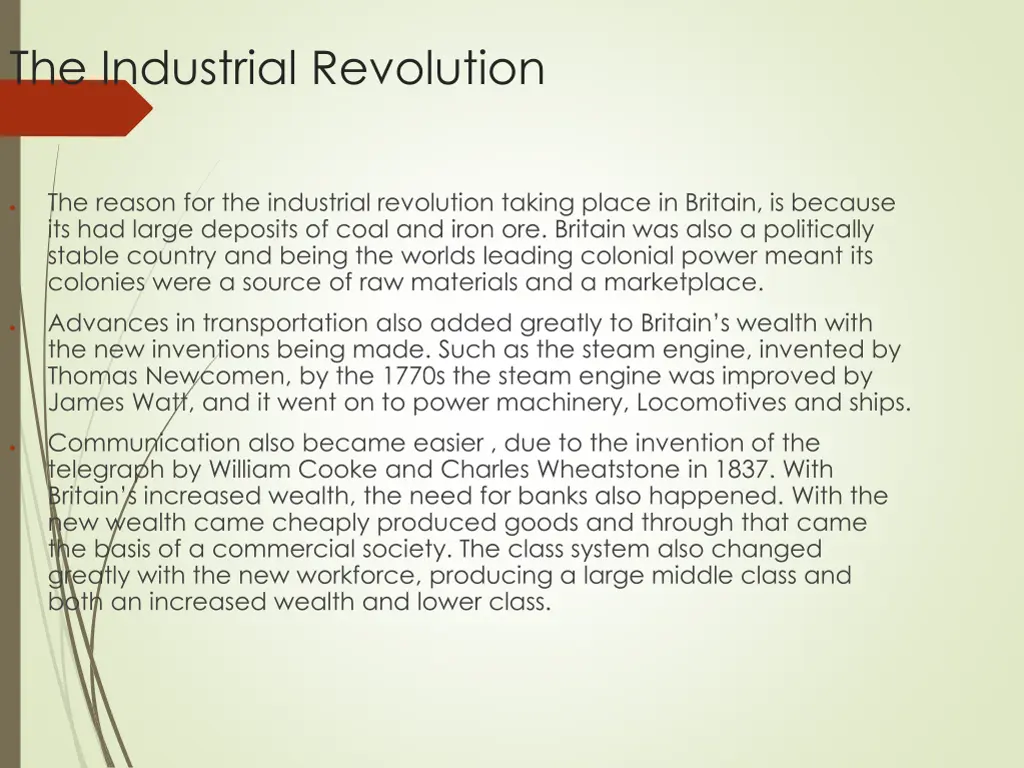 the industrial revolution 3