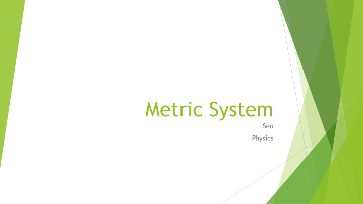 metric system