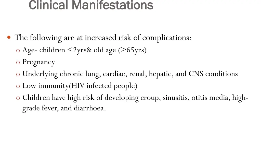 clinical clinical manifestations manifestations 2