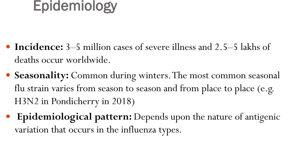 epidemiology epidemiology