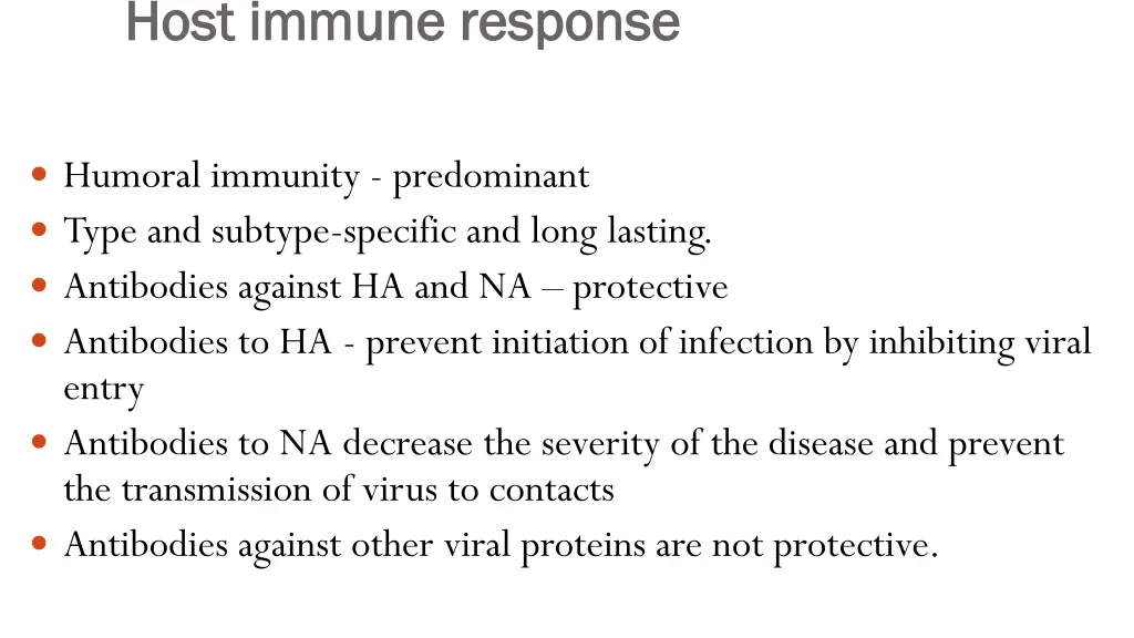 host host immune immune response