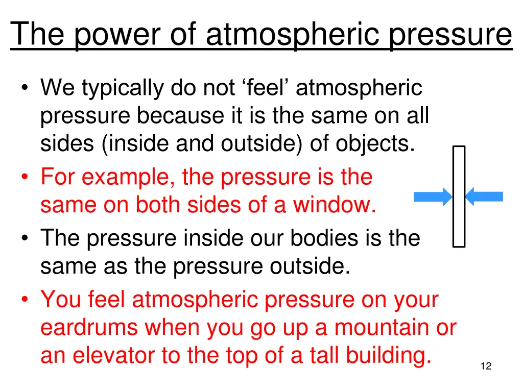 the power of atmospheric pressure