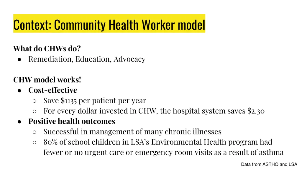 context community health worker model