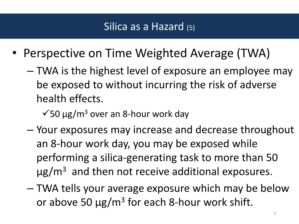 silica as a hazard 5