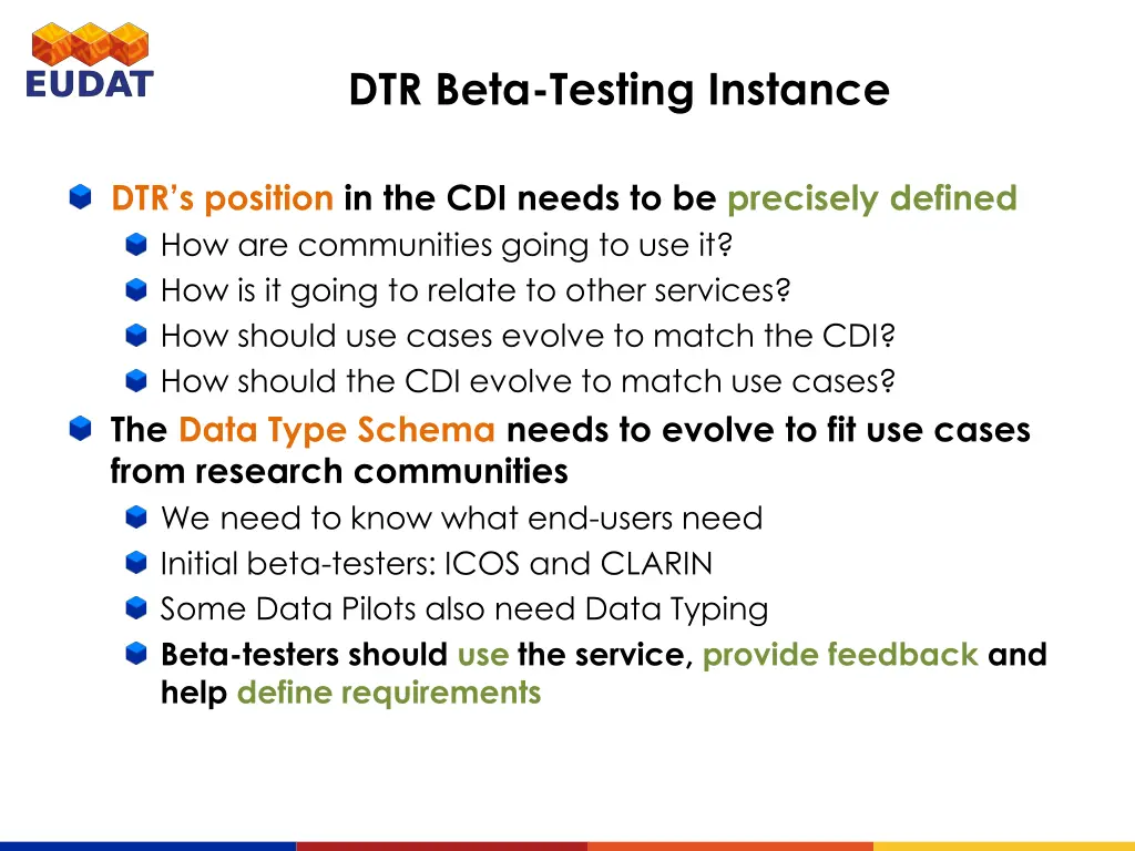 dtr beta testing instance