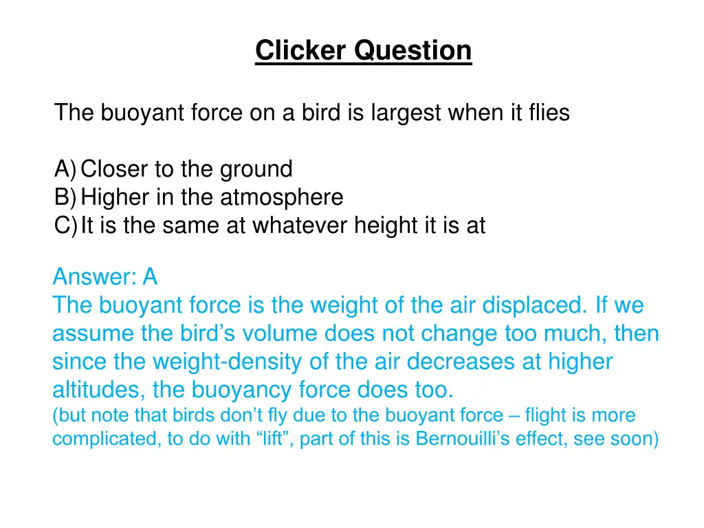 clicker question 1