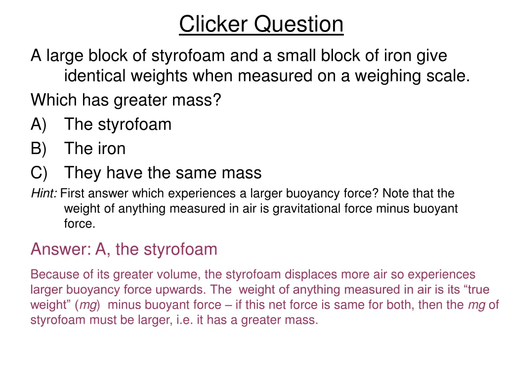 clicker question 2