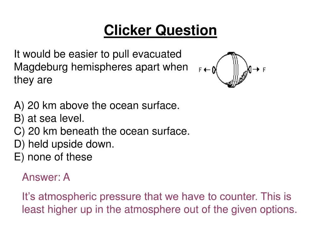 clicker question