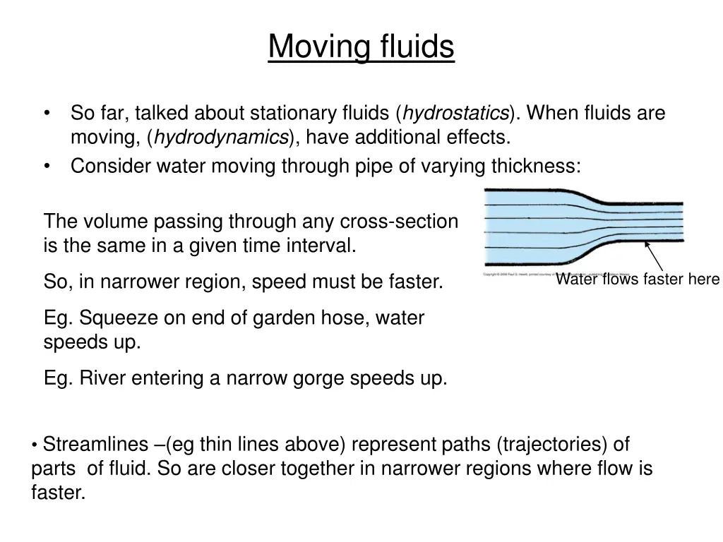 moving fluids