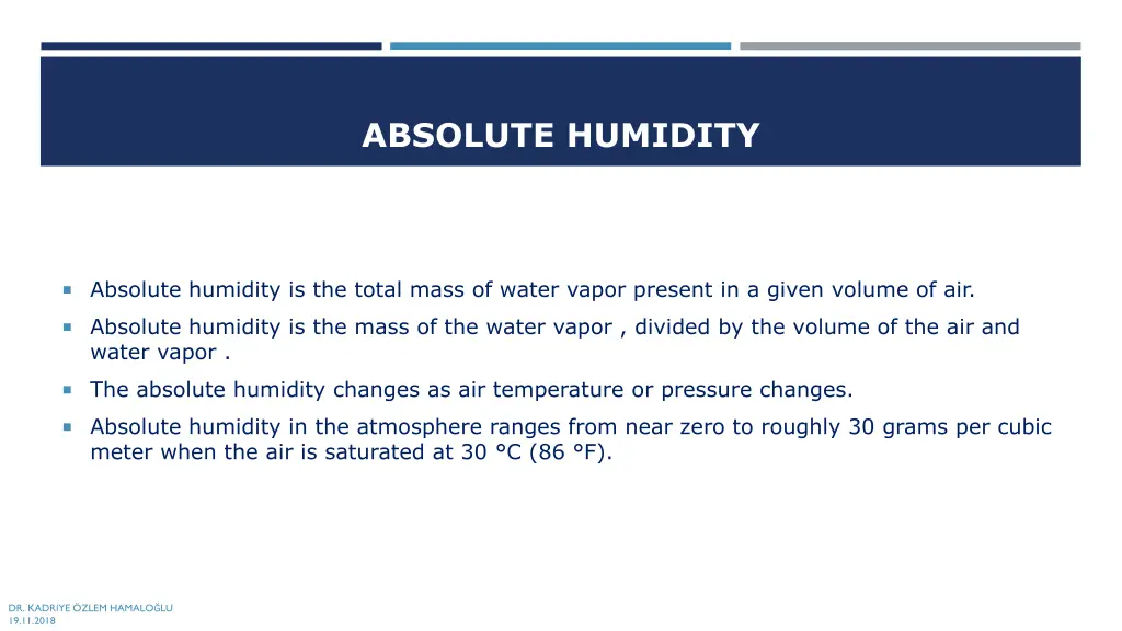 absolute humidity