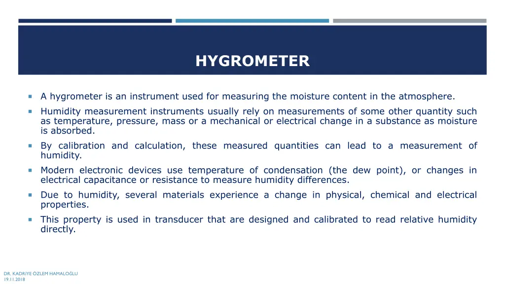 hygrometer