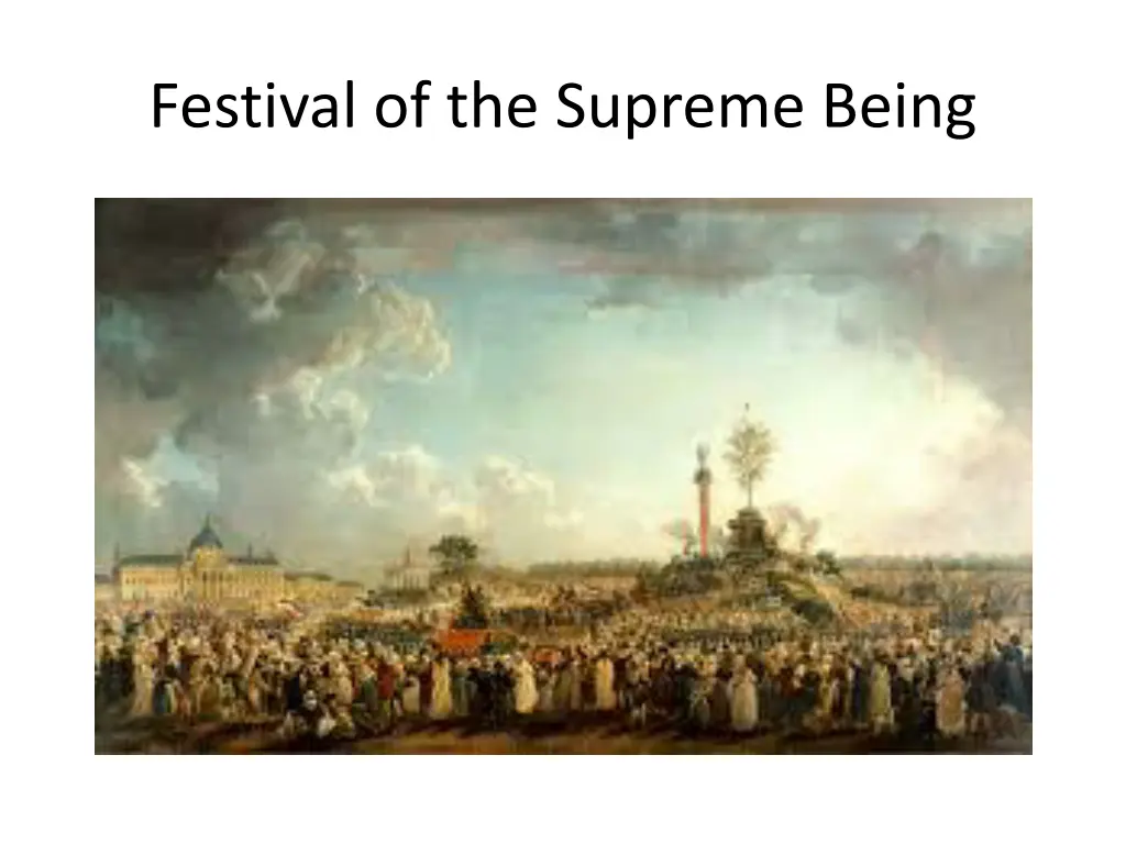 festival of the supreme being