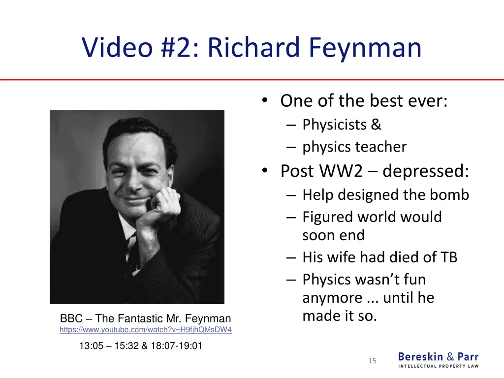 video 2 richard feynman