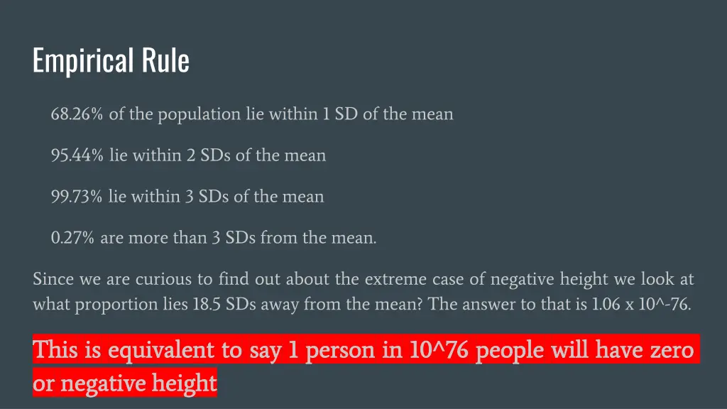 empirical rule