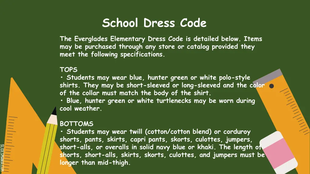 school dress code