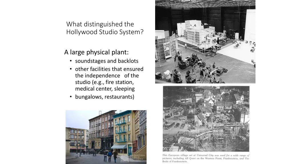 what distinguished the hollywood studio system 1