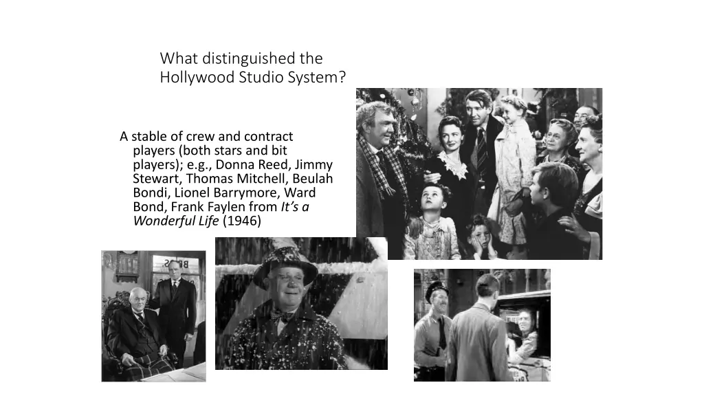 what distinguished the hollywood studio system 2