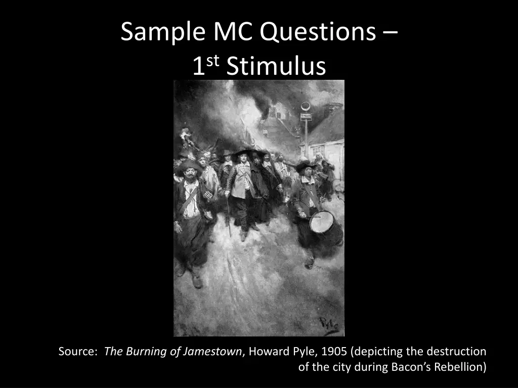 sample mc questions 1 st stimulus