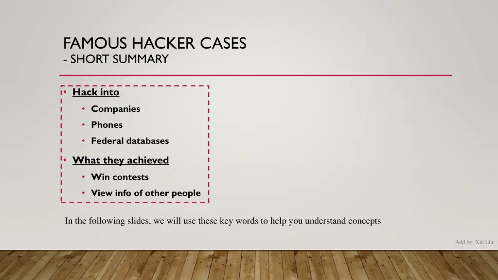 famous hacker cases short summary