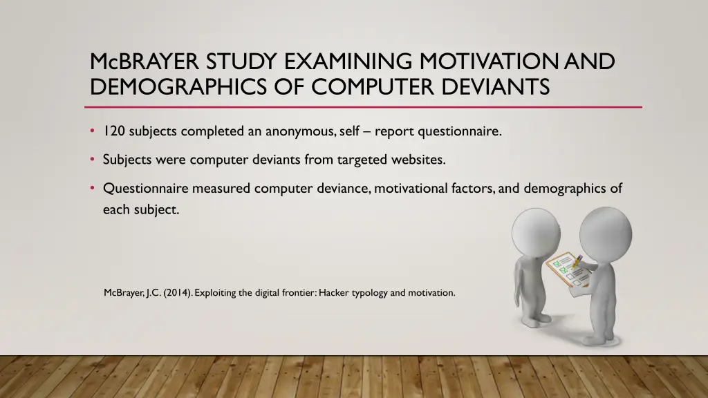 mcbrayer study examining motivation