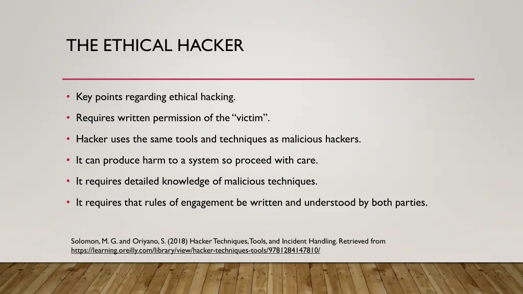 the ethical hacker