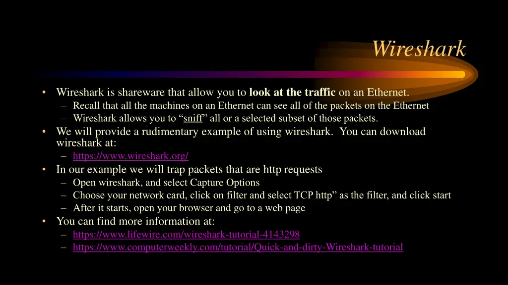 wireshark