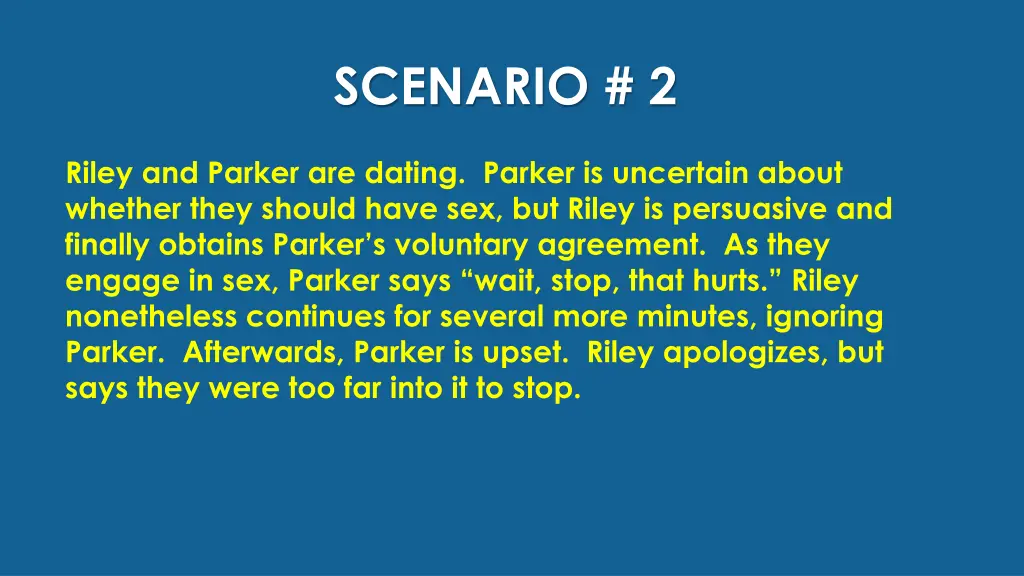 scenario 2