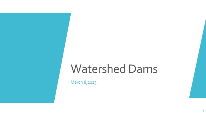 watershed dams