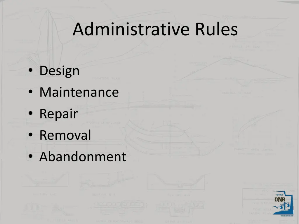 administrative rules