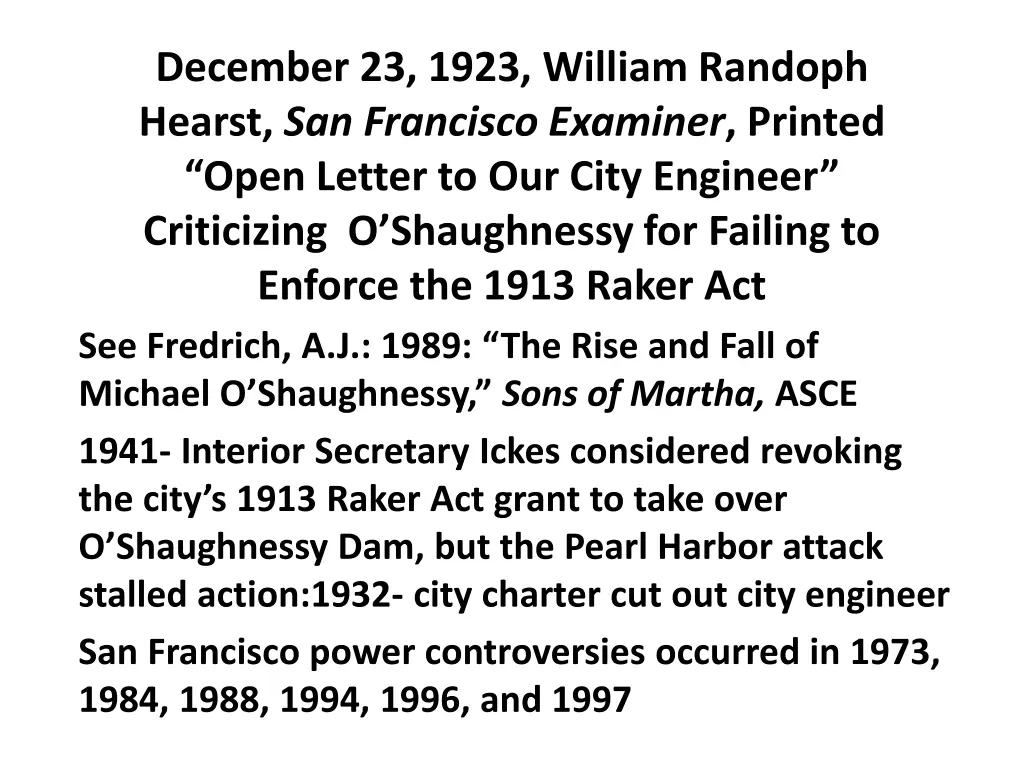 december 23 1923 william randoph hearst