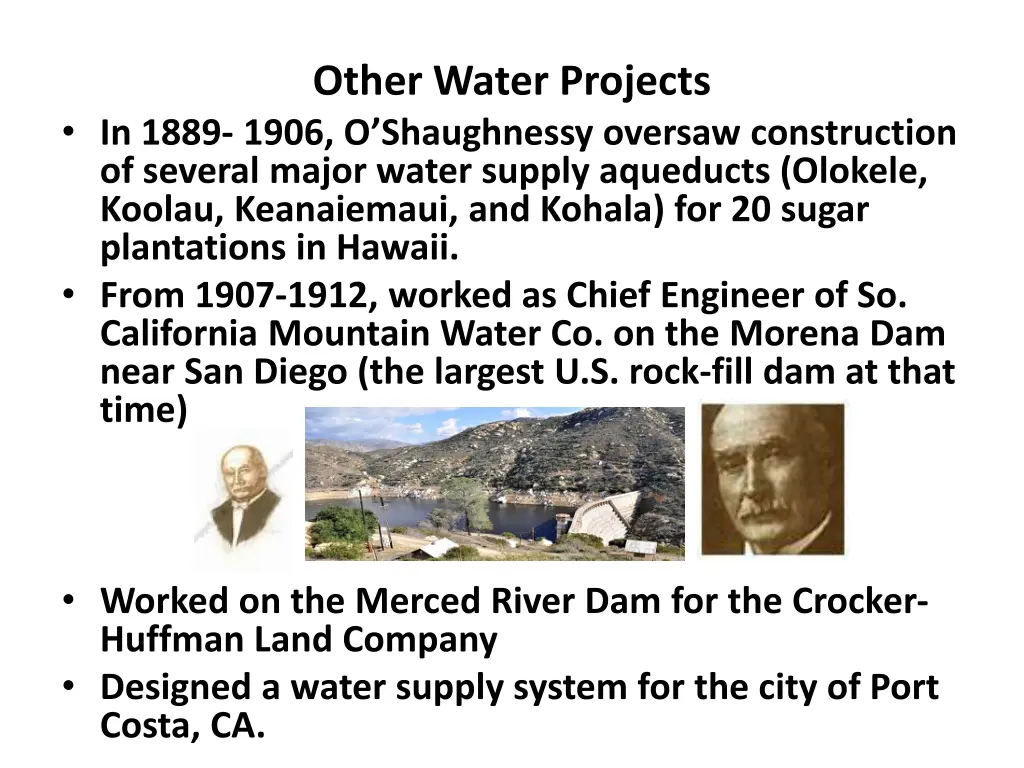 other water projects