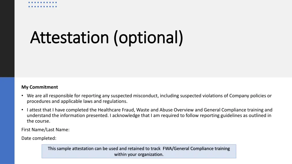 attestation optional attestation optional